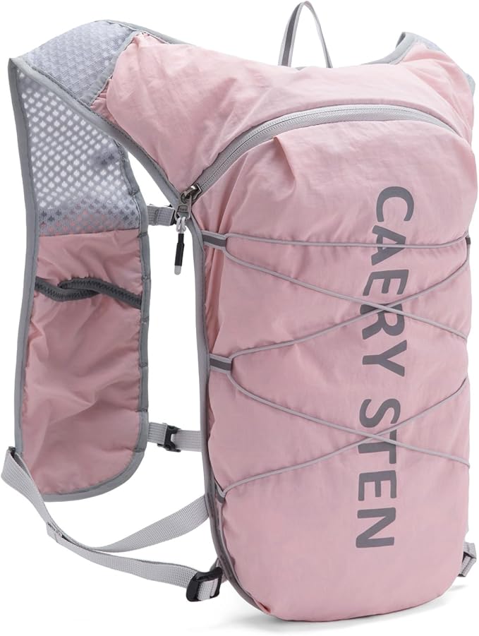 CAREYSTEN Hydration Pack Running Vest with 1.5L Water Bag - Lightweight Marathon Hiking Backpack for Men and Women