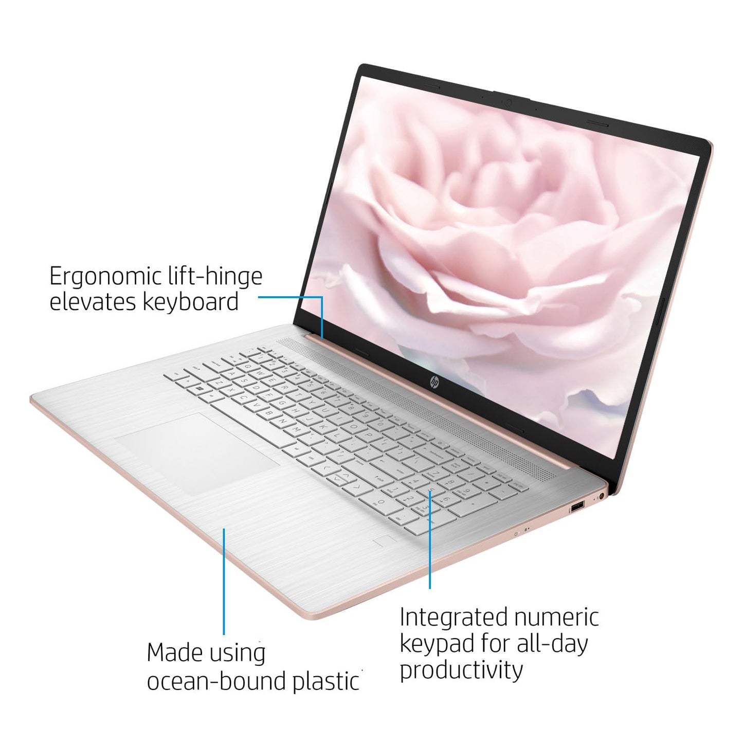 Hp Premium 17.3 Laptop, 17.3 Hd+ Touchscreen, Intel Core I7-1355U, 32Gb Ram, 2Tb Ssd, Webcam, Hdmi, Backlit Kb, Fp Reader, Wi-Fi