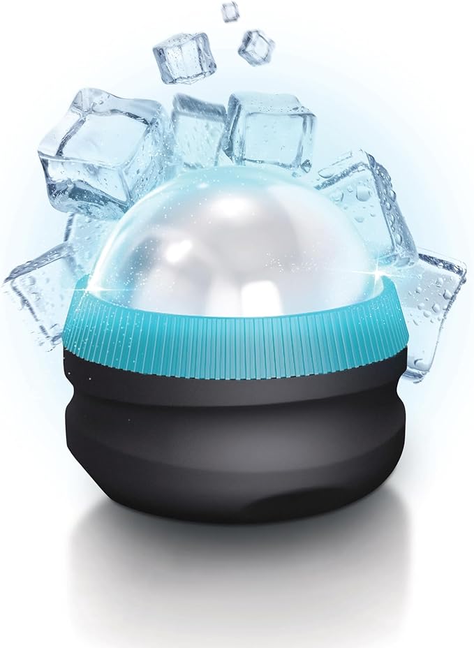 Homedics IcyGlide Massage Roller Ball, Cryo Ball Cold Therapy for Rapid Pain Relief, 360-Degree EasyGlide Technology, Grea...