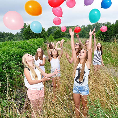 Runch 100pcs Latex Balloons, 12inch Multicolor to Celebrate Latex Balloons, Premium Thick Balloons for Birthday/Party/Chri...