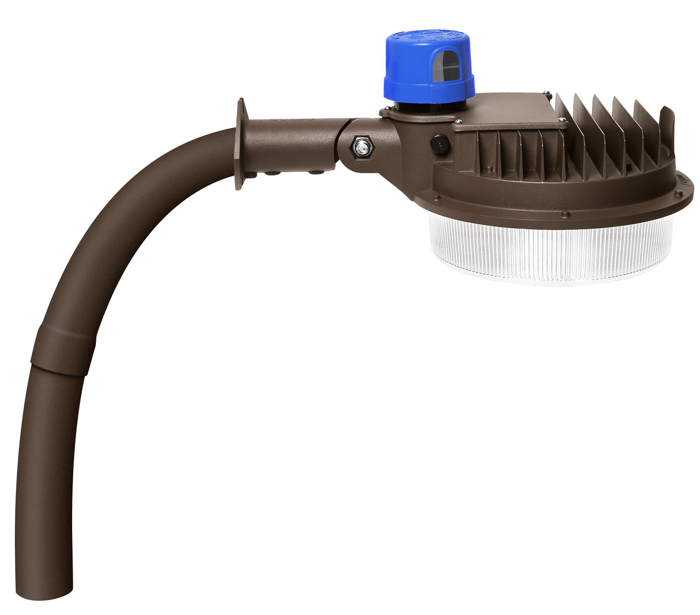 LEDMO 120W LED Barn Light, Dusk to Dawn, 18000LM, Adjustable Angle, IP65 Waterproof, Aluminum, Brown, Model 1126N