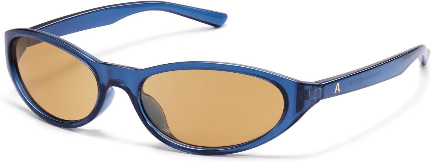 Appassal Retro Y2K Wrap Around UV400 Oval Sunglasses for Women Men Sporty Shades Rave 2026 Sunglasses AP3741