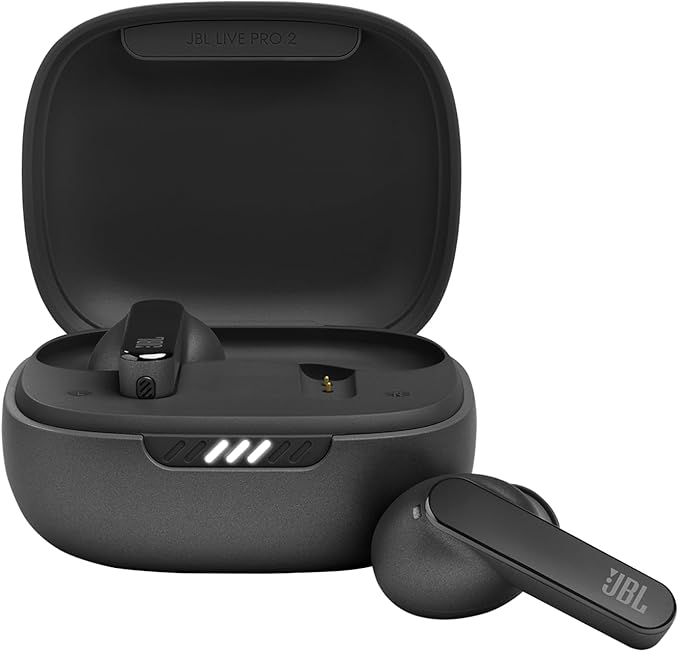 JBL Live Pro 2 - True Wireless Noise Cancelling Earbuds, up to 40 Hours of Playback with Wireless Charging, 6 mics for Per...