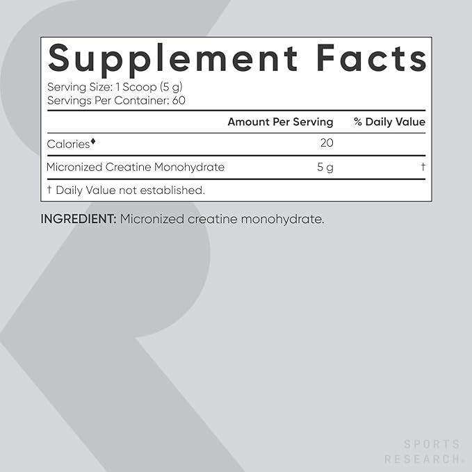Sports Research® Organic Greens Superfood Powder w/Spirulina & Chlorella, Adaptogens, Enzymes, Probiotics & 8 VIT Bs & Creatine Monohydrate & Collagen eptides, Unflavored, Hydrolyzed Type 1 & 3