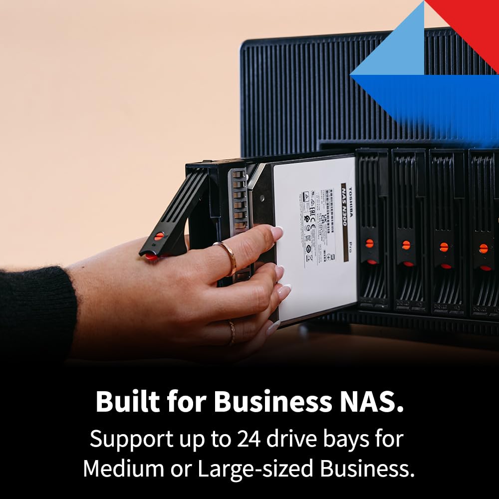 Toshiba N300 Pro 18Tb Large-Sized Business Nas (Up To 24 Bays) 3.5-Inch Internal Hard Drive - Up To 300 Tb/Year Workload Rate Cm