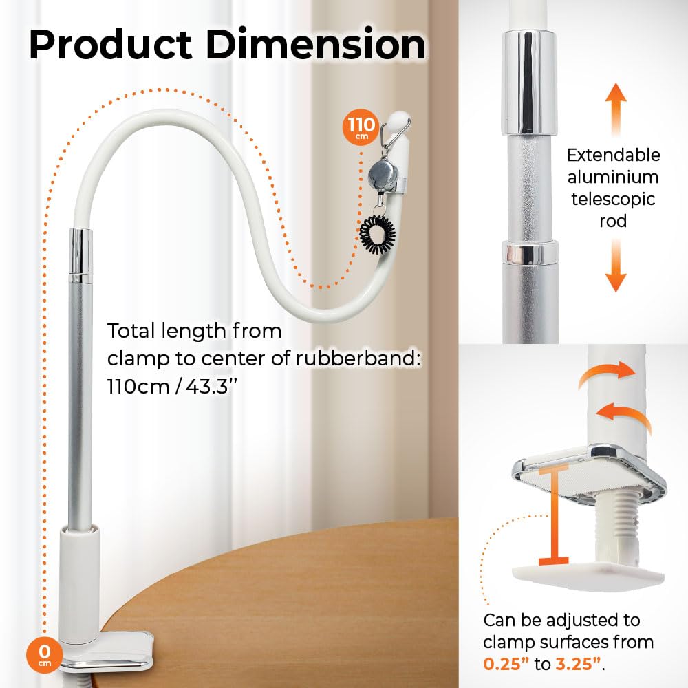 Best in Rest CPAP Hose Holder – CPAP Hose Hanger for Bed, CPAP Tube Holder for CPAP Machine, CPAP Hook for Hose & Tubing, CPAP Accessories