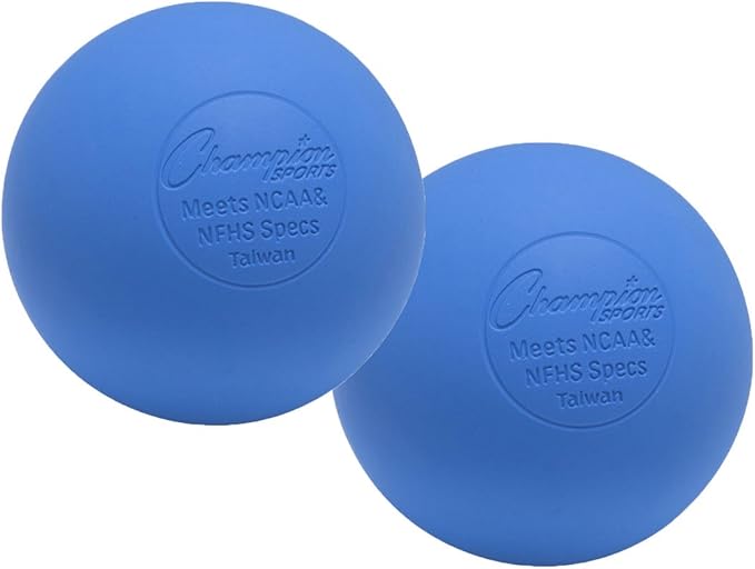 Champion Sports Lacrosse Balls & Rhino Skin Foam Balls – Official Size Balls for Games, Practice & Training, NCAA, NFHS & ...