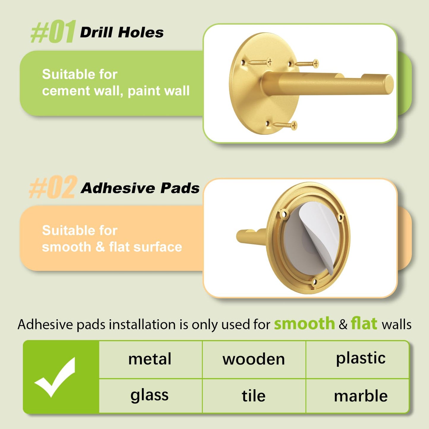 TACAHE Rechargeable Wall Sconce - Plastic - 3 Color Temp, 5 Brightness - Remote Control - Set of 2 - Gold - Model TCH-BOWS05-5000