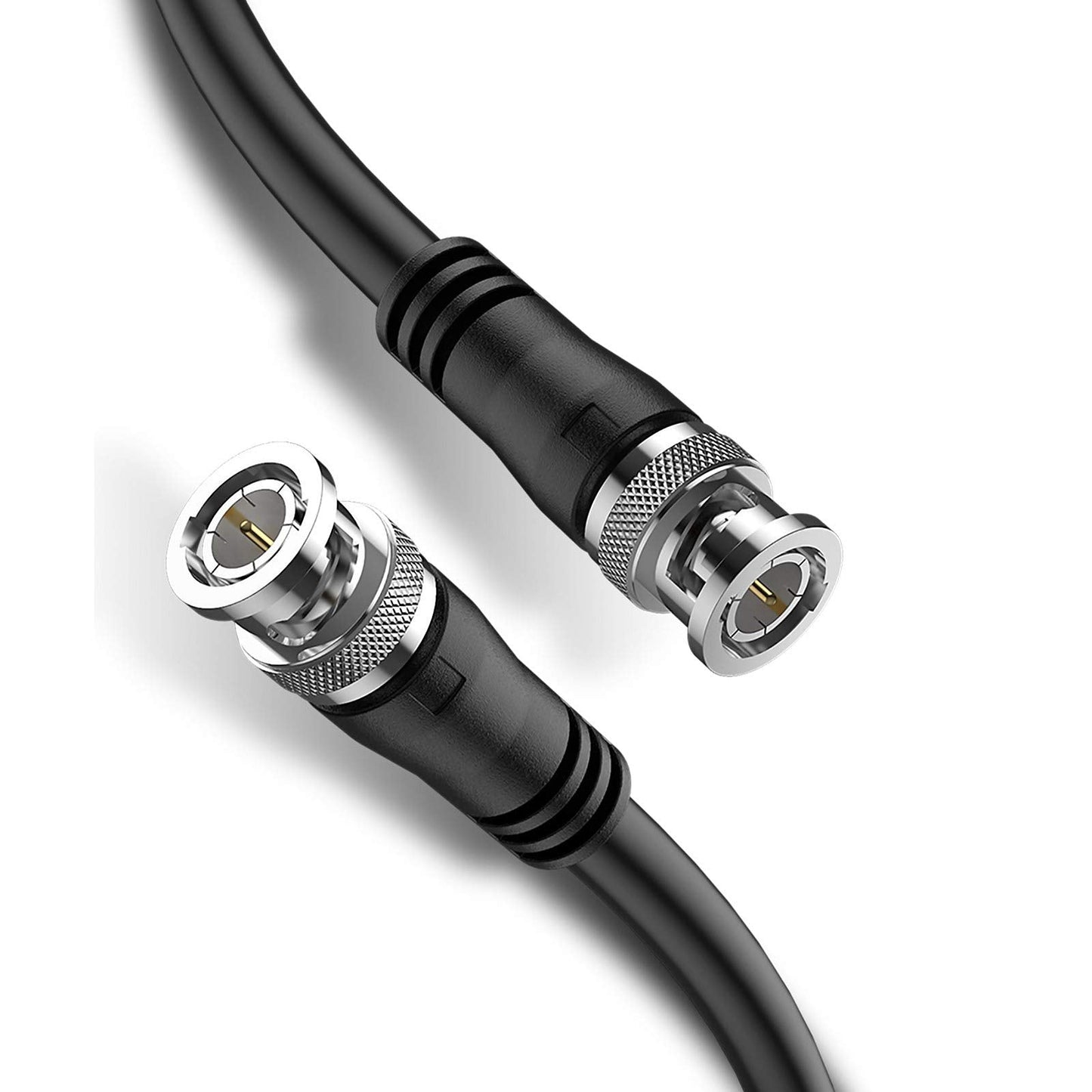 Bifale 25Ft 3G Hd-Sdi Heavy Duty Bnc To Bnc 75 Ohm 1080P Video Coaxial Cable For Cctv Systems