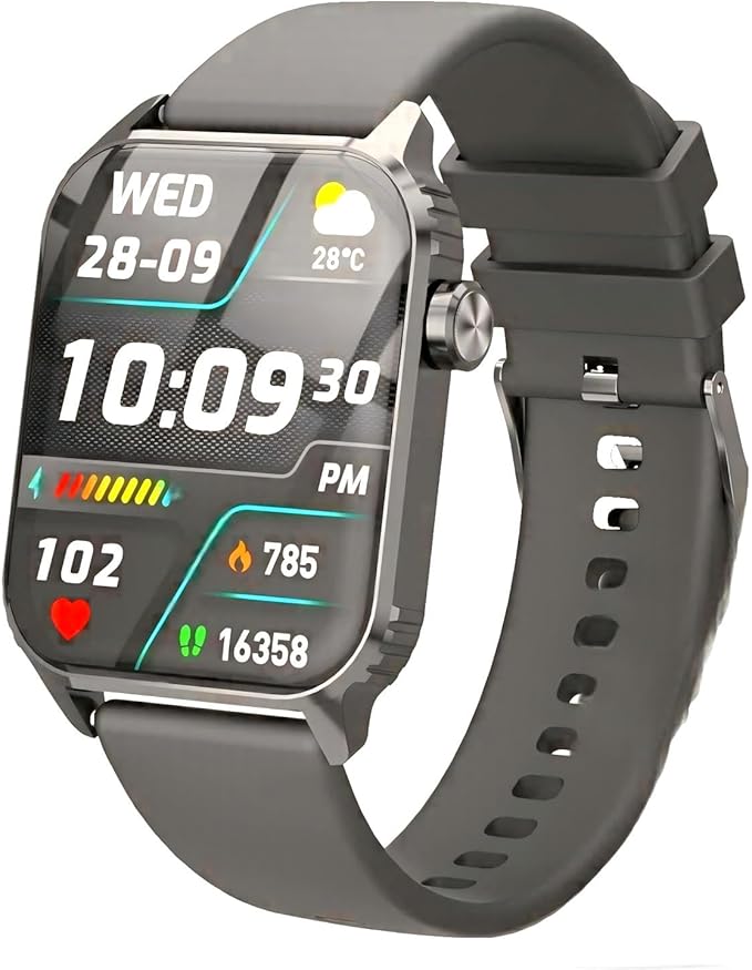 TRAUSI Smart Watch, 120 Sports Modes Smartwatch, IP67 Waterproof, Sleep Monitor, Bluetooth Call Watch for Android/iPhone
