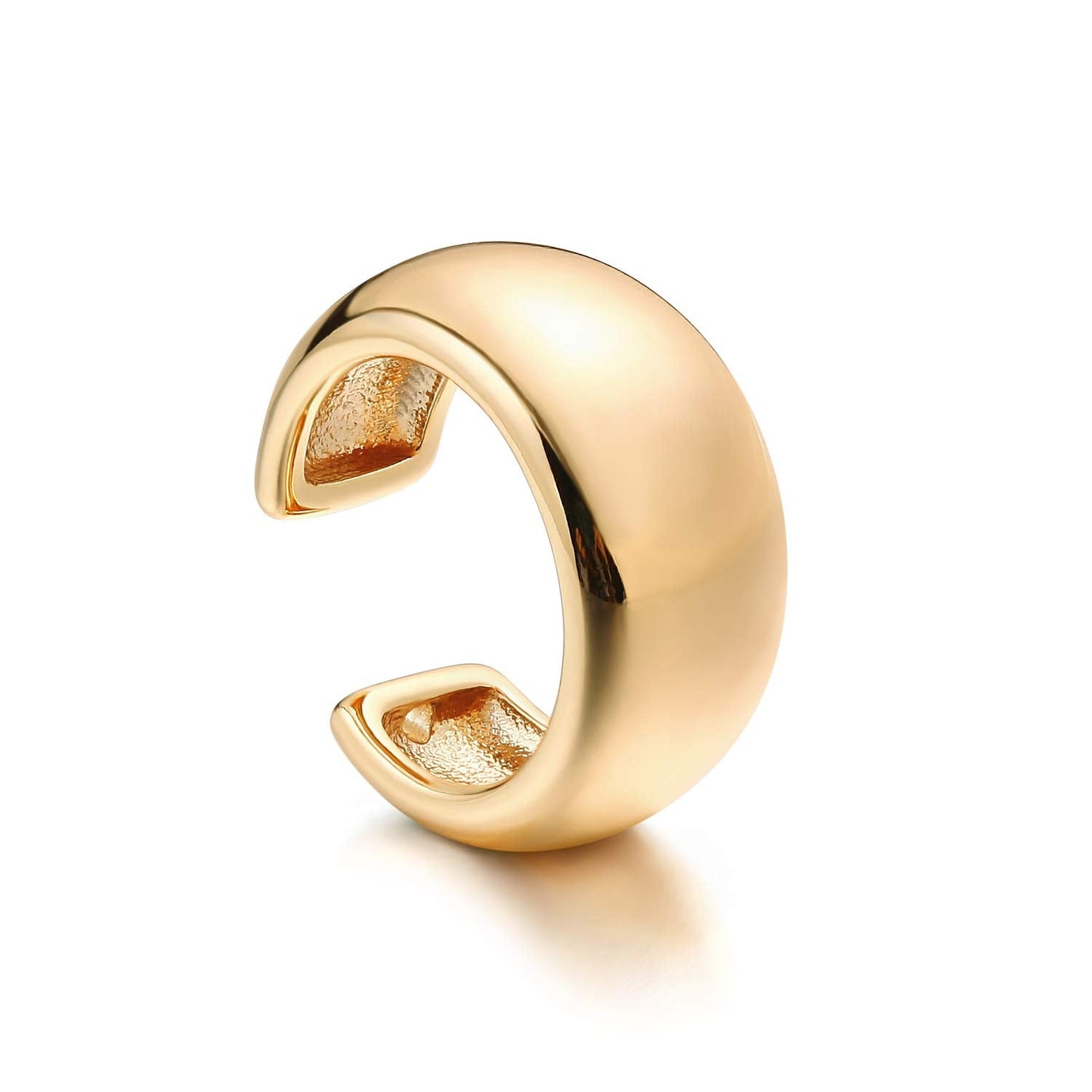 MYEARS Women's 14K Gold Filled Wrap Hoop Earring, 3.8-3.9mm, 7mm Band, Non-Pierced