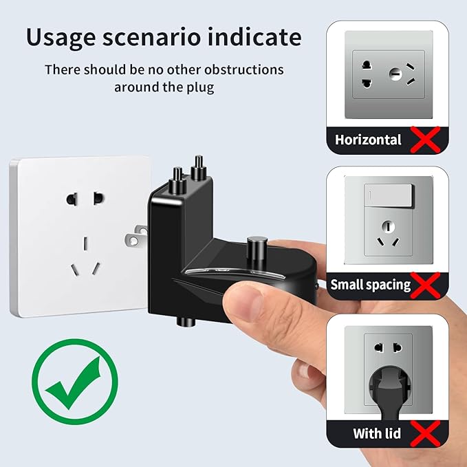 Electric Toothbrush Charger for AquaSonic Electric Toothbrush, Wireless Wall Charger for AquaSonic Black Series/AquaSonic Vibe Series Toothbrush, Save Space/Waterproof/Portable (White)