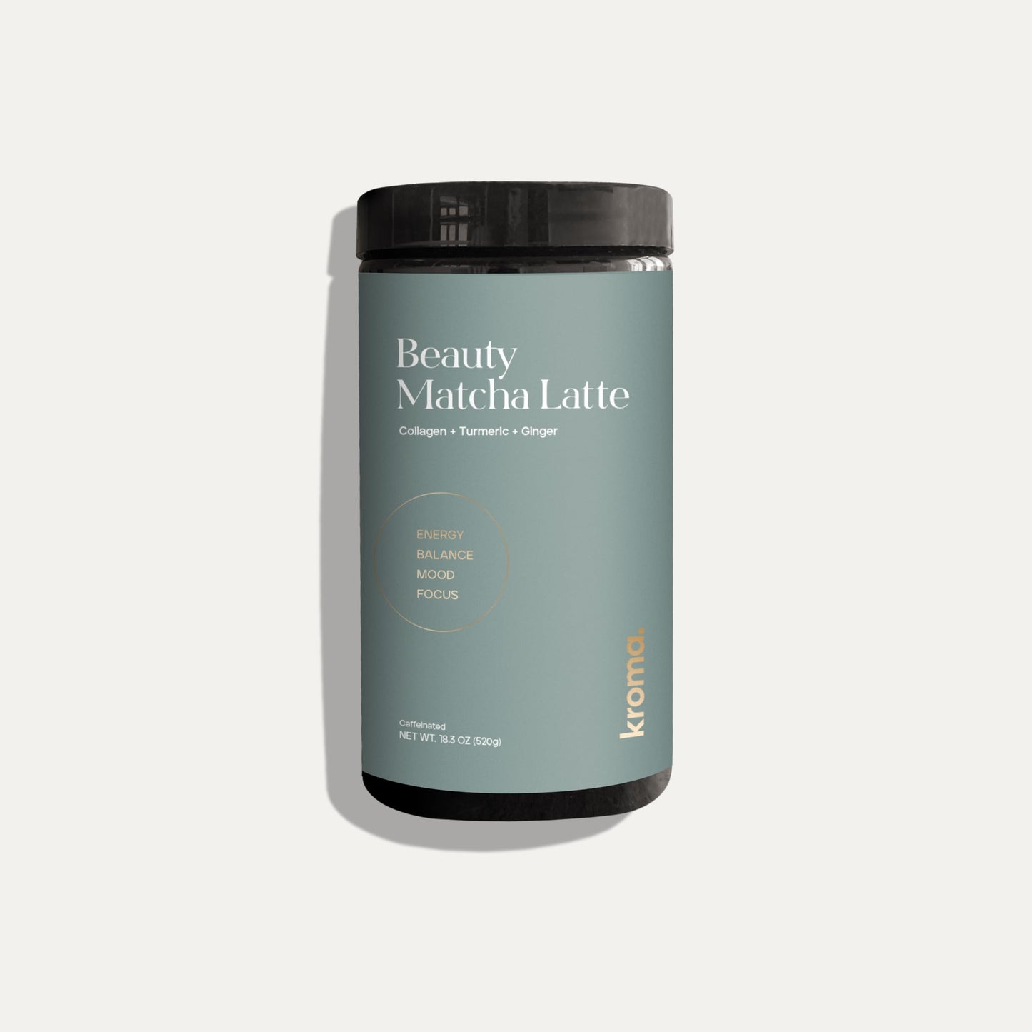 KROMA. Ceremonial Grade Matcha Powder  Gluten Free Green Tea Collagen Powder with Mushrooms  Ginger  Turmeric  L Theanine  Maca  Matcha Latte Powder  Natural Caffeine for Energy Support  60 Servings