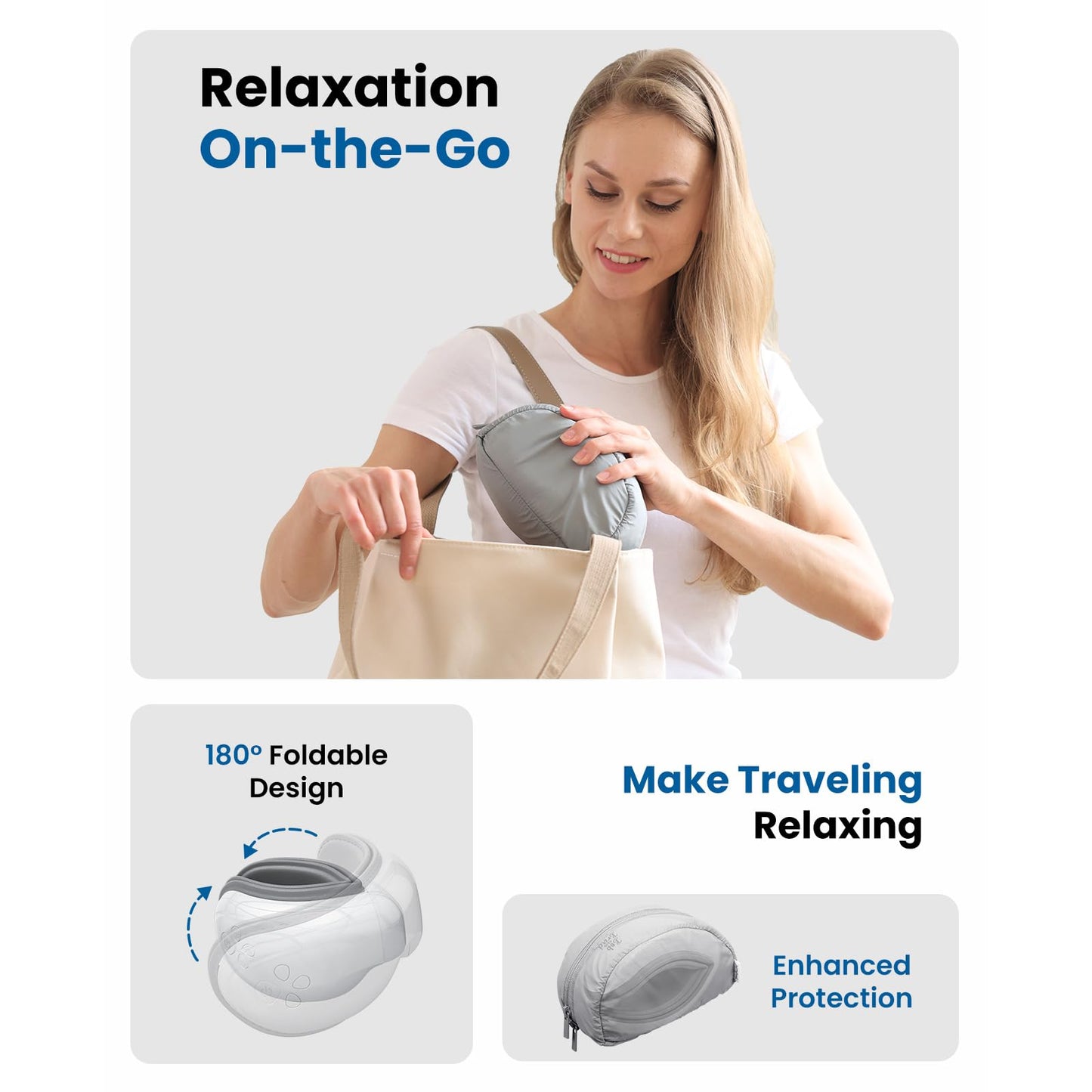 BOB AND BRAD Eye Massager with Heat and Cooling, EyeOasis 3 Eye Mask for Migraine FSA Eligible/HSA Eligible, Heated Face Massager for Dry Eye Headache Relief, Temple Massagers for Stress Relief