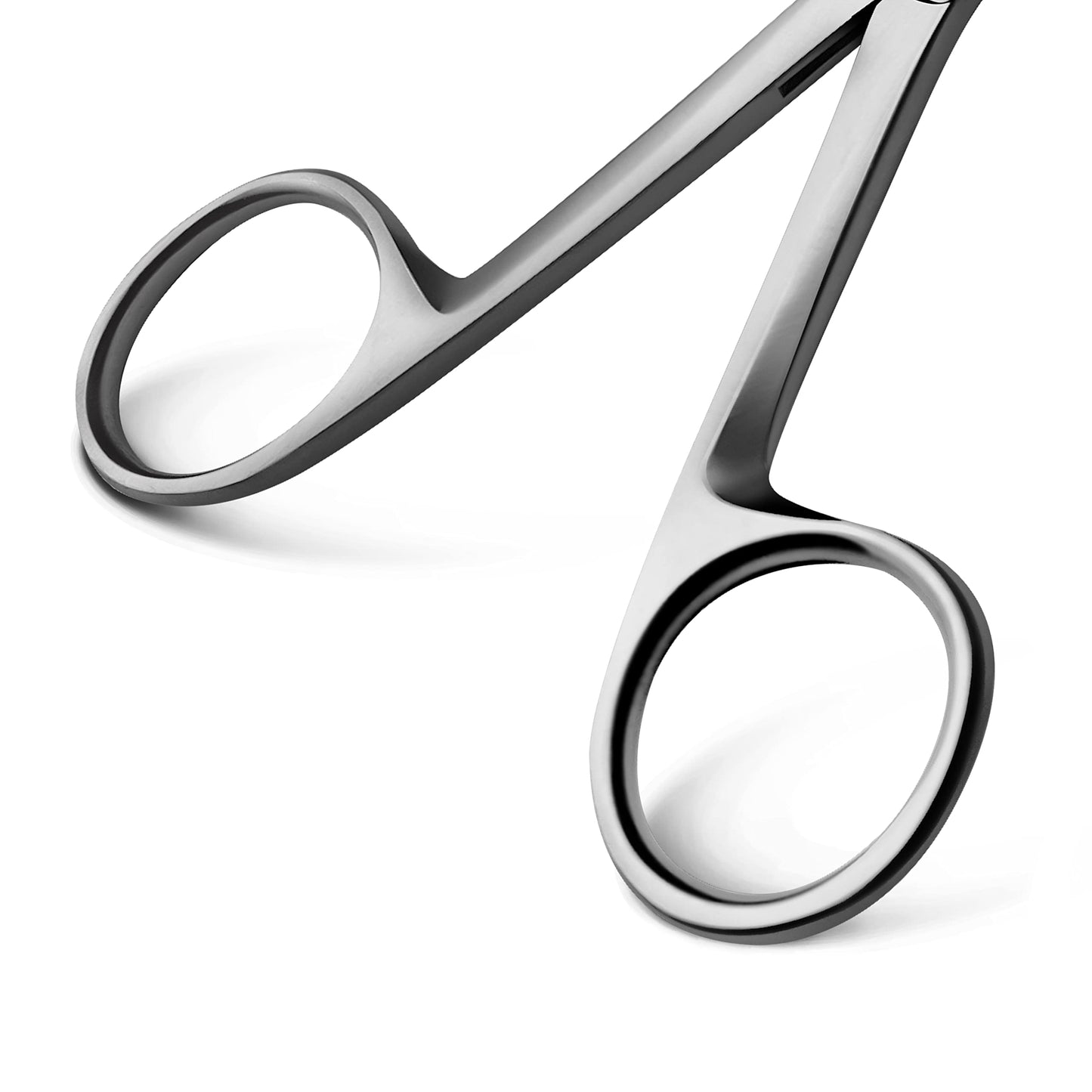 DEXSUR Precise ENT Procedures with Alligator Ear Forceps - Curved Jaw Design, Non-Slip Grip Handle, Fine-Tip, Reusable and Easy to Clean - 12 Inches