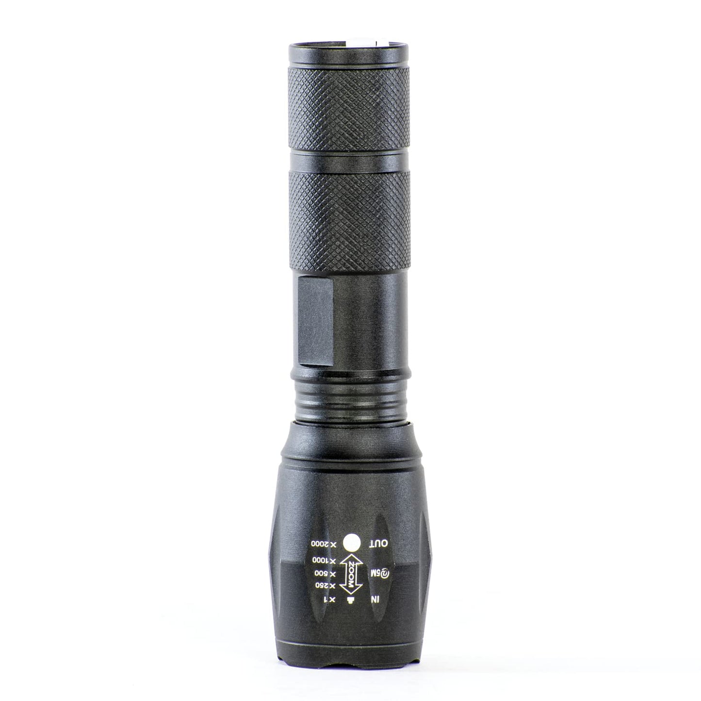 Dorcy 200-Lumen Ultra HD LED Flashlight with Power Bank, Aluminum, Black, Model 41-4379