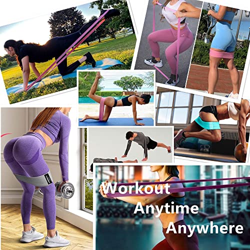 STANDROCK Fabric Resistance Bands for Working Out, 3 and 4 Levels Booty Bands Long Resistance Bands for Women and Men | El...