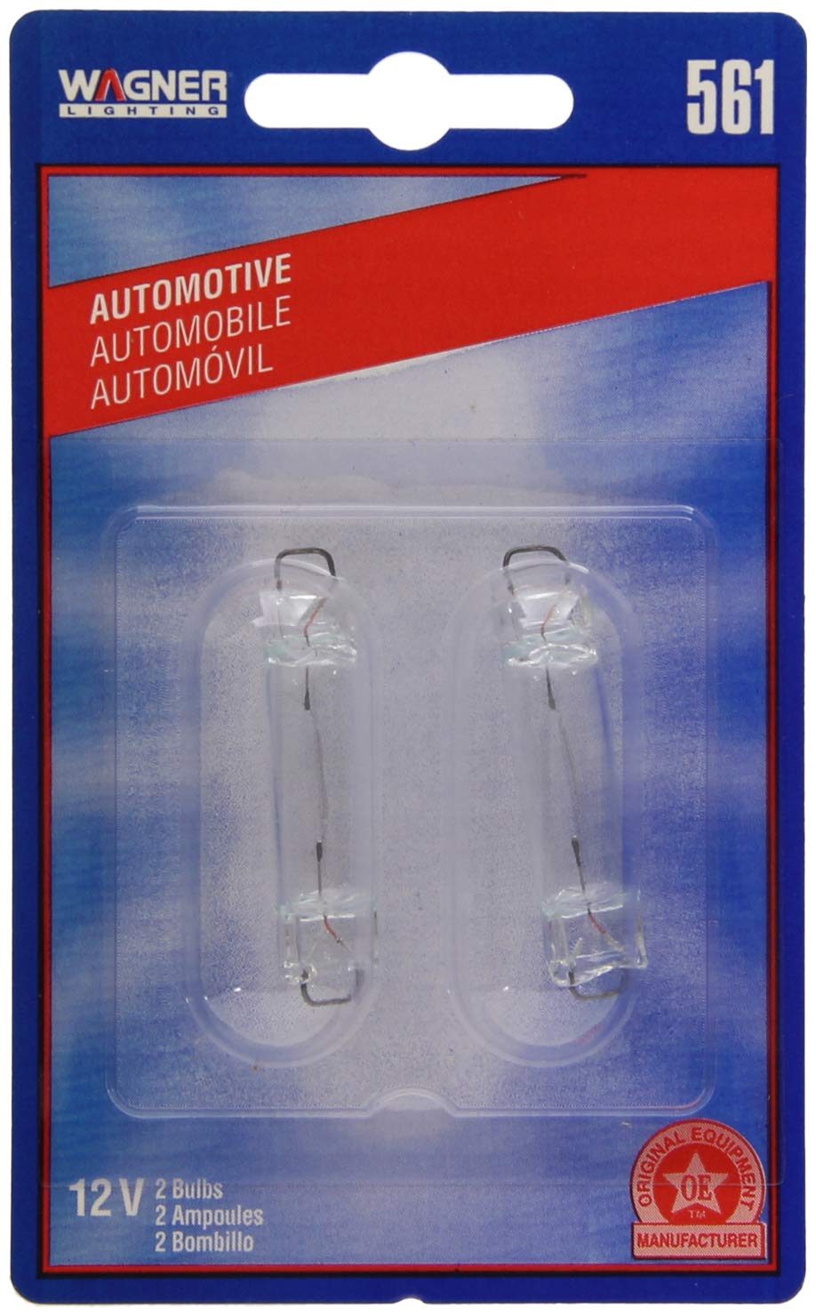 Wagner Multi-Purpose Light Bulb Bp561 - Glass, Standard, Card Of 2