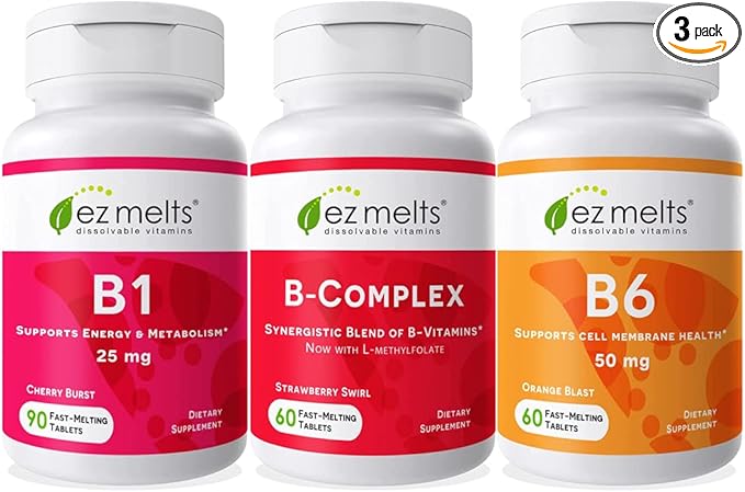 EZ Melts "B Ready for Action Bundle, Sugar-Free, 1-2-Month Supply
