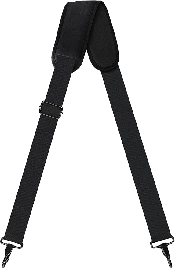 72 inch Shoulder Strap, Universal Replacement Laptop Shoulder Strap with Adjustable Buckles and Metal Hooks for Briefcase ...