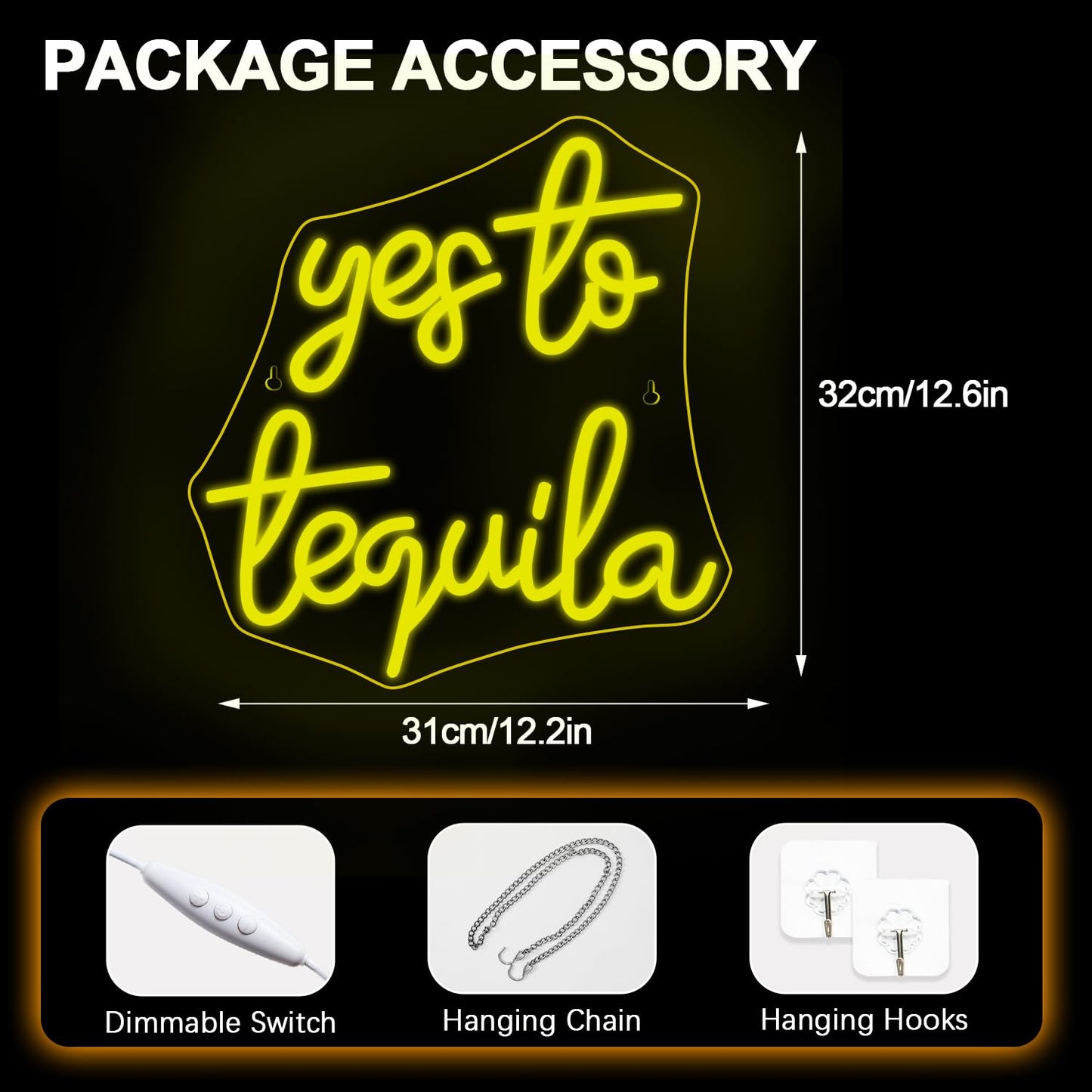 Nosun Yes To spirit-inspired flavor Neon Sign spirit-inspired flavor Bar Sign With Usb Neon Lights Bar Light Up Sign For Bar Party Men Cave Home Pub Led Bar Sign Gifts For Men/Women 12.6 * 12.2Inches