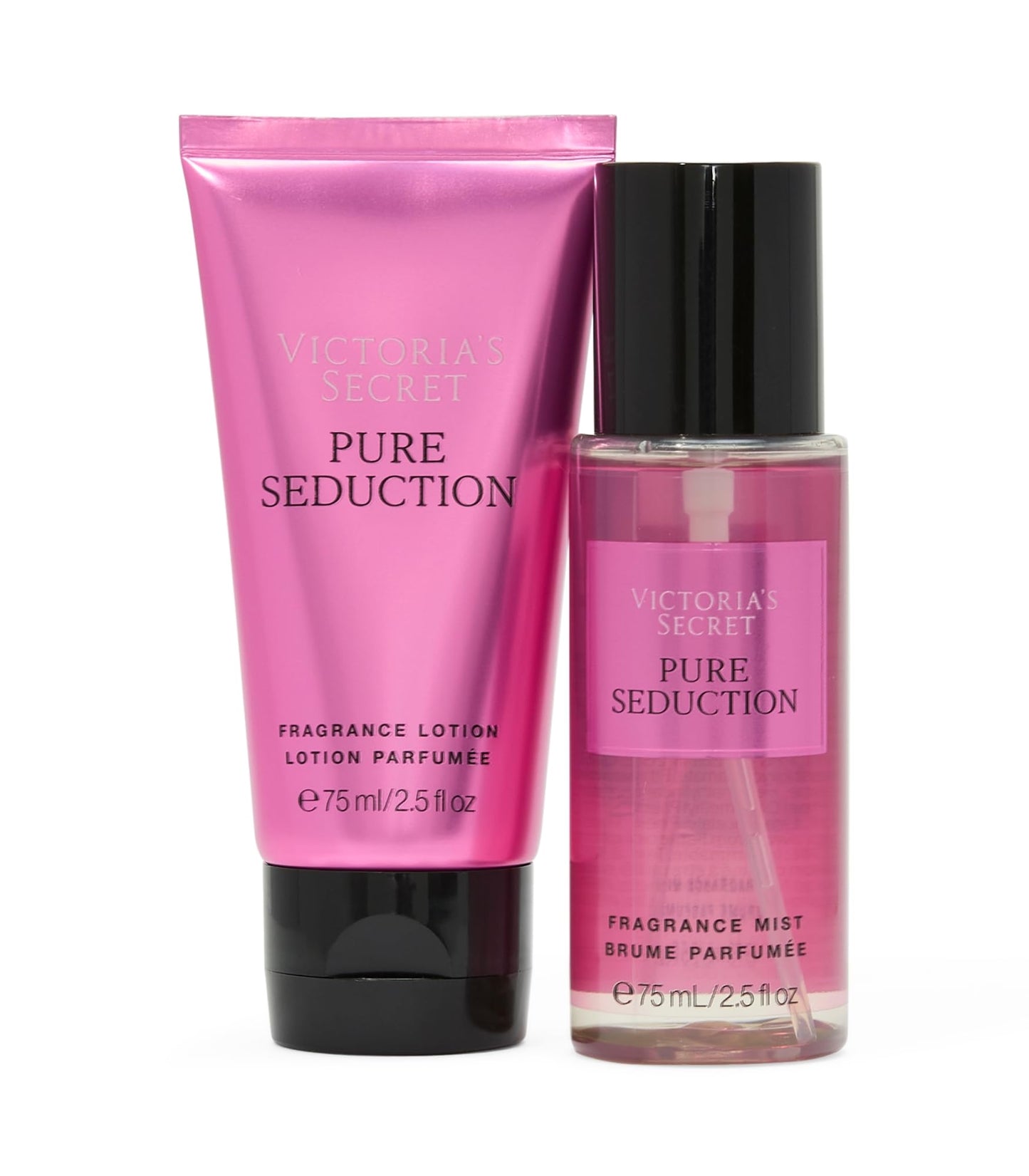 Victoria's Secret Pure Seduction Mini Fragrance Duo Gift Set, Notes of Juiced Plum and Crushed Freesia