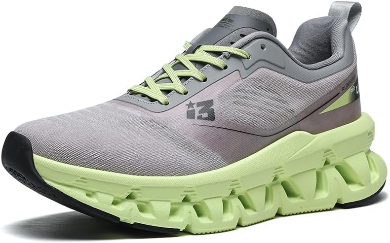 DIPAIYING Men's Breathable Walking Shoes Non Slip Tennis Athletic Sneakers Comfortable Running Gym Workout Jogging Cross T...