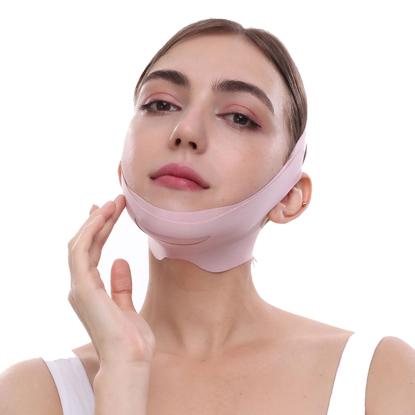 NapNinja:Your SlumberSaver.Chin Strap for snoring.The Adjustable Chin Strap Made of Lycra Material is Suitable for Everyone. It Effectively Prevents Mouth Breathing Anti snoring Device.