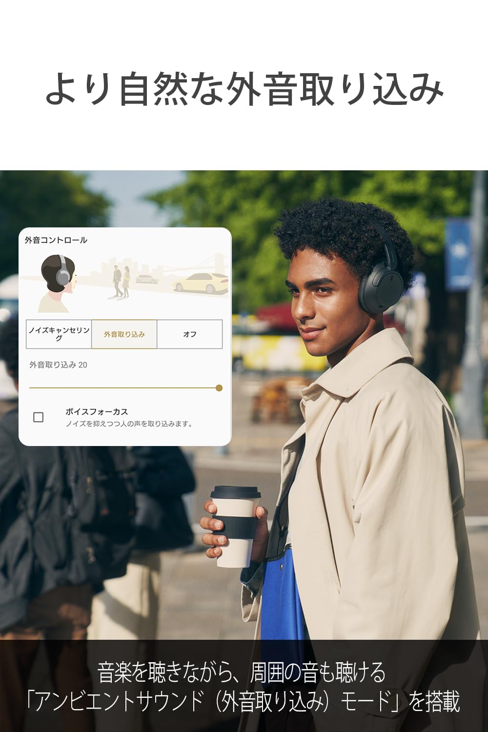 Sony WH-CH720NL Noise Canceling Wireless Bluetooth Headphones - Built-in Microphone - up to 35 Hours Battery Life and Quick Charge - Navy Blue