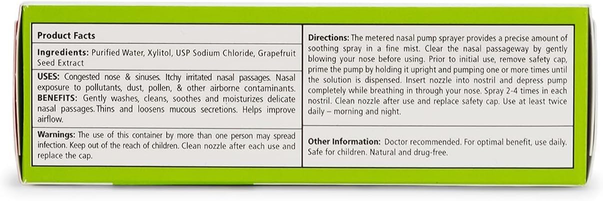 Xlear Natural Nasal Spray with Xylitol, 1.5 fl oz (Pack of 2)