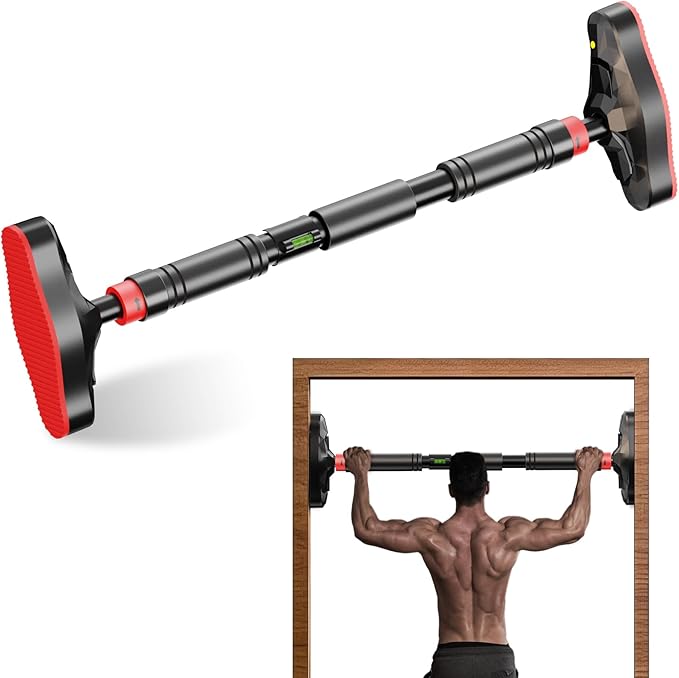 ATHSPO Doorway Pull Up Bar, Adjustable Door Frame Pull-Up & Chin-Up Bar for Upper Body Home Gym Workouts