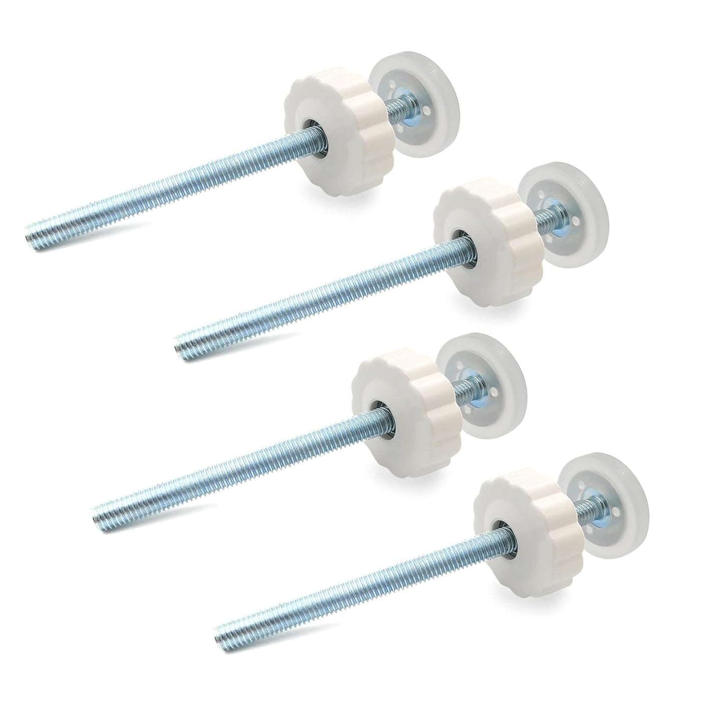 Vmaisi 8MM Pressure Gates Threaded Spindle Rods, Baby Gates Accessory Screw Bolts Kit Fit for All Pressure Mounted Walk Thru Gates 4 Pack