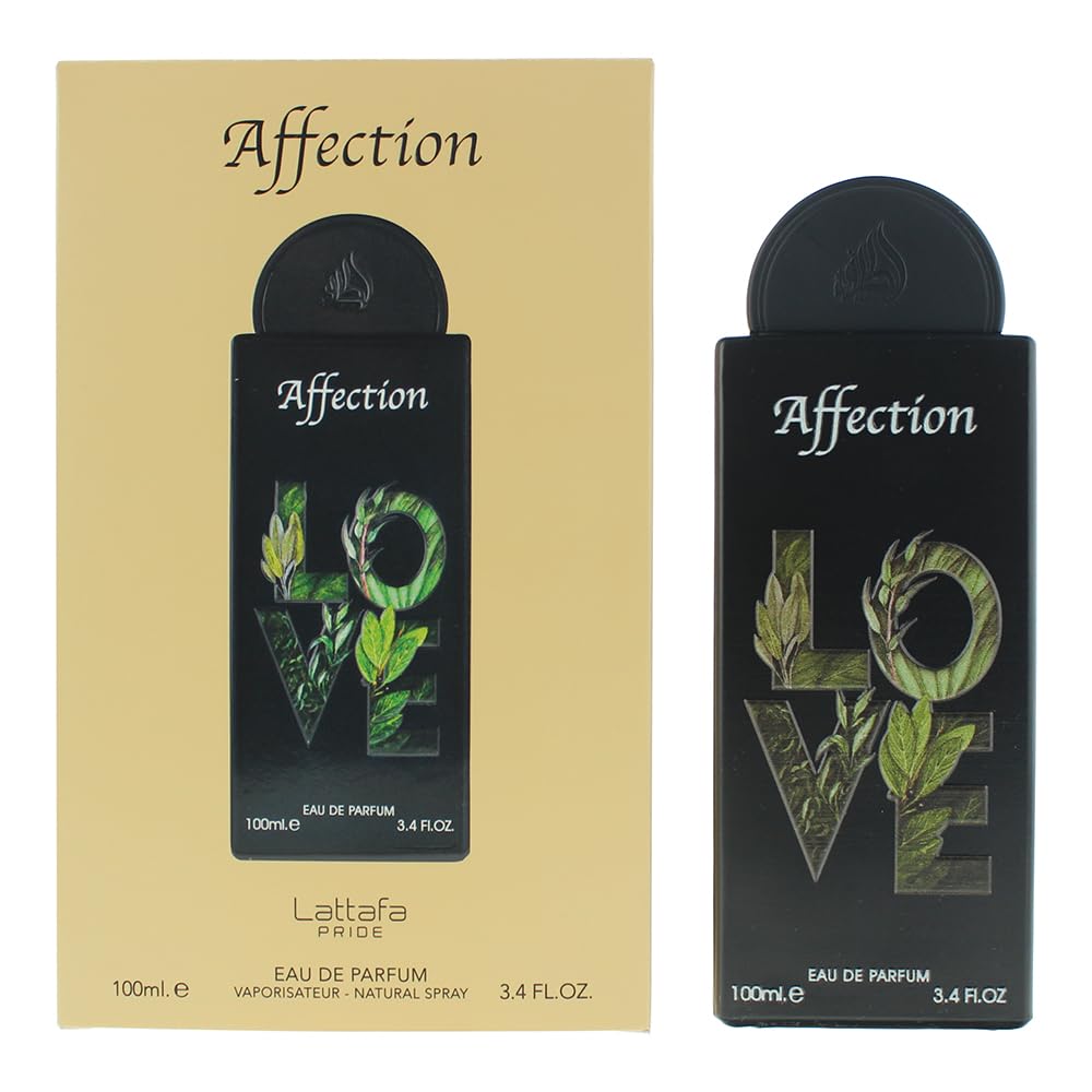 Lattafa Pride Affection Eau de Parfum Spray for Unisex, 3.4 Ounce