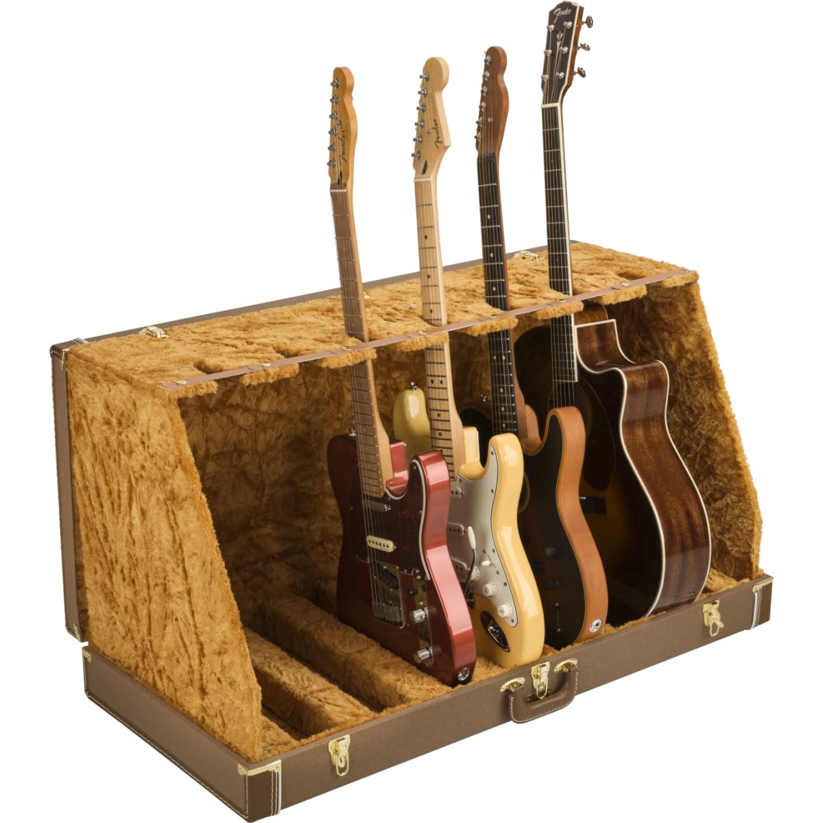Fender Classic Series Case Stand, 7-Guitar, Brown