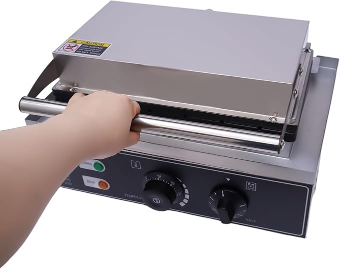 1550W Corn Dog Waffle Maker, 6 Grid 2 Shapes Non-Stick Hot Dog Machine with Temp & Time Control, Countertop Waffle Pop Maker for Restaurant Bakery Snack Bar Family