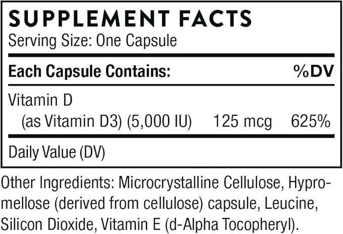 THORNE Essential Vitamins Bundle: Vitamin C & D-5000 Complex - Immune, Bone Health, and Energy Support - 60 to 90 Servings