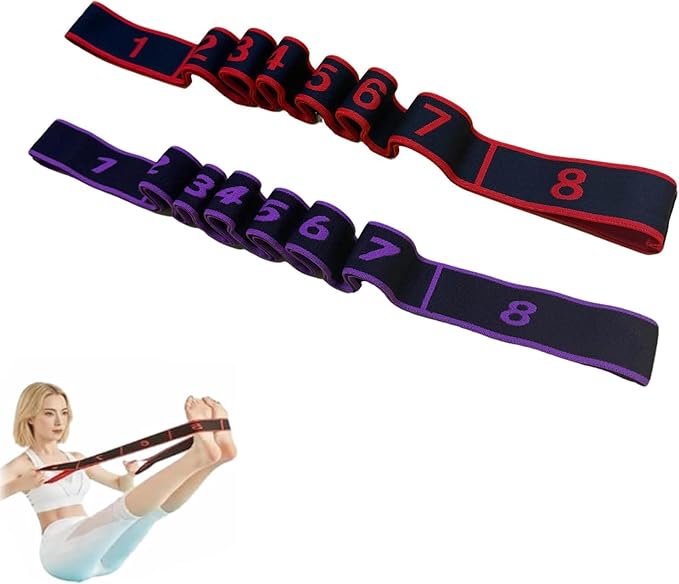 Fitness Resistance Bands with Handles, Fitness Resistance Band for Stretching and Yoga, Fashion Puller Exercise, Adjustabl...