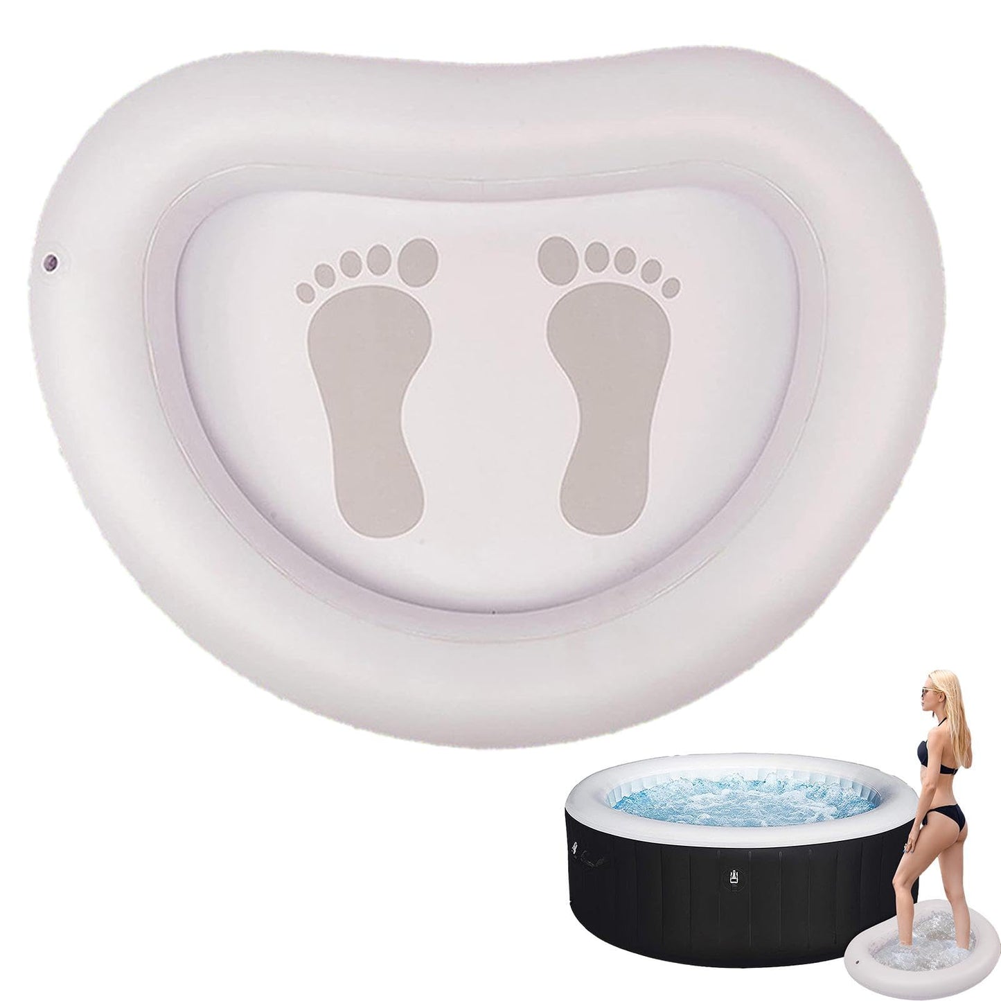 Inflatable Pool Foot Bath Basin, Foot Soaking Bath Basin Pool Feet Wash for Above Ground Swimming Pools, Swimming Pools Clean Fe