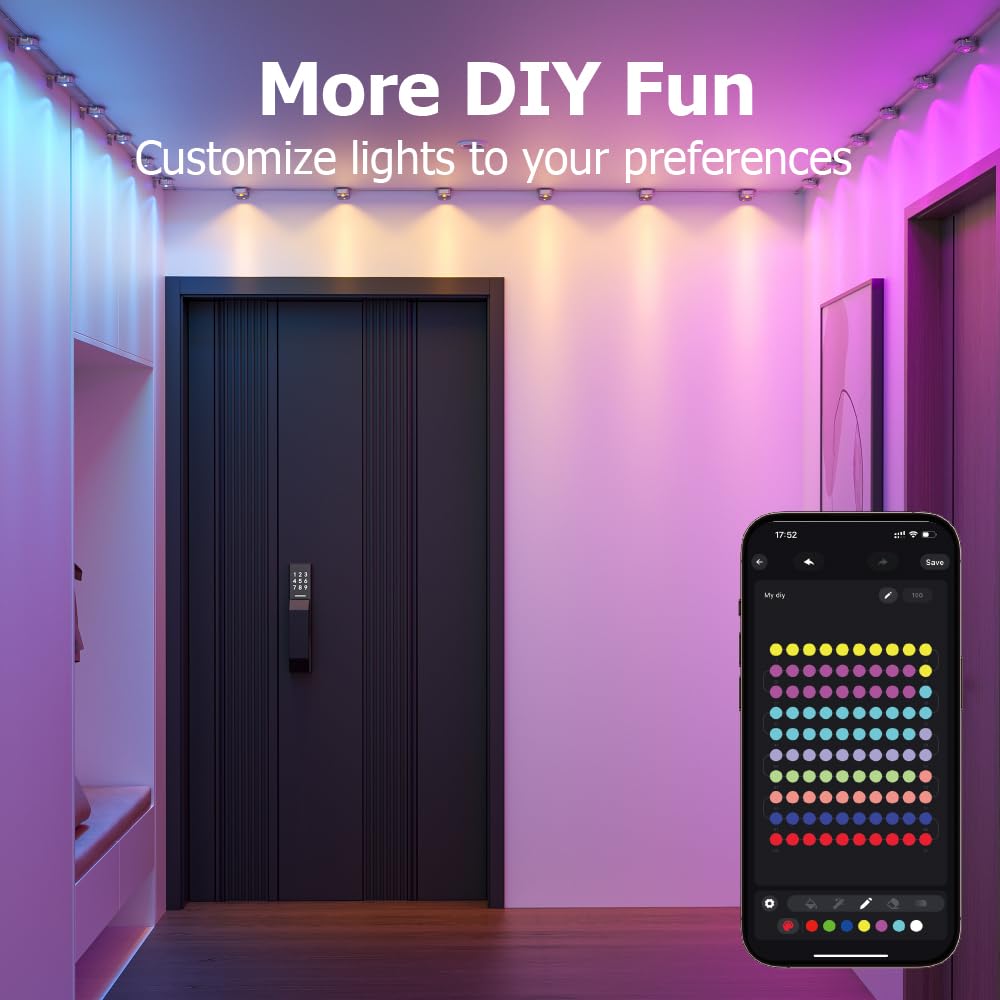 100Ft Permanent Outdoor Light  Smart Rgb Plus Ic Outside Lights For House  App/Remote Control String Light  Work With Alexa  Ip67 Waterproof Led Strip For Daily Party Christmas All Holiday Decor