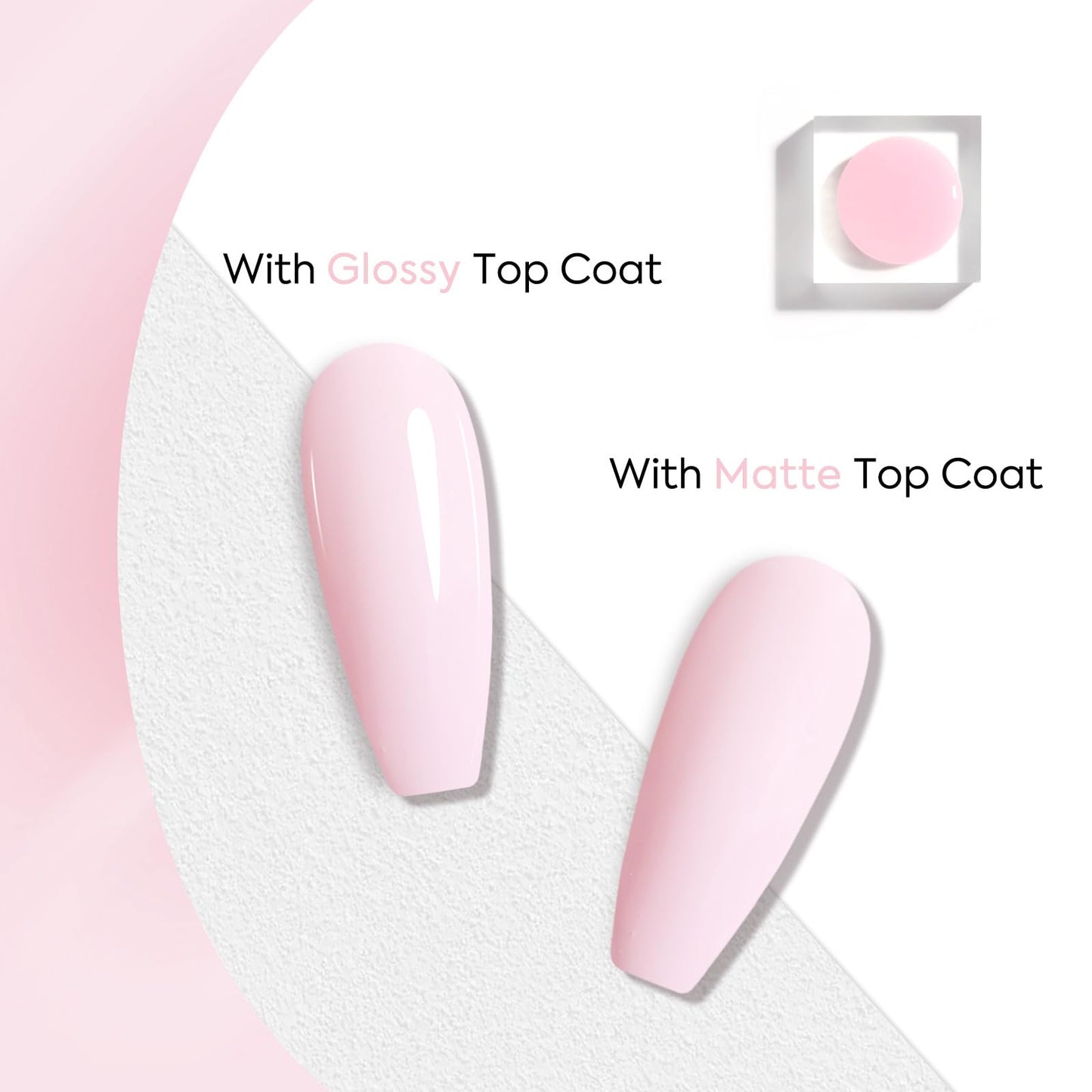 VENALISA Pink Gel Nail Polish 1 Pcs 12ml Light Pink Color Gel Polish Soak Off UV Salon Manicure DIY at Home Nail Art For Girls W