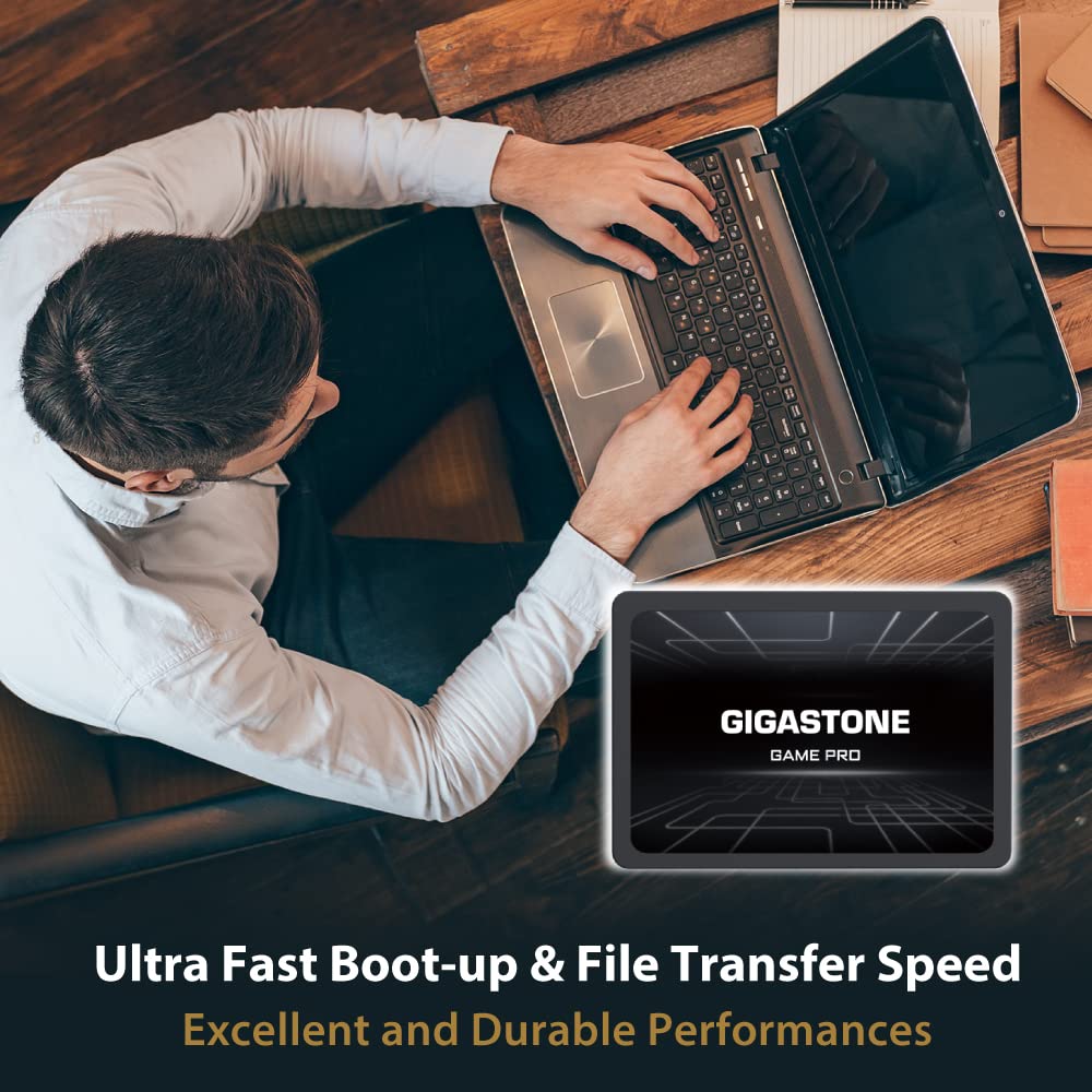 Gigastone Sata Ssd 1Tb 2.5 Inch Ssd 530Mb/S Upgrade Laptop Pc Memory And Storage Ps4 Hdd Replacement 2.5 Internal Solid State Ha