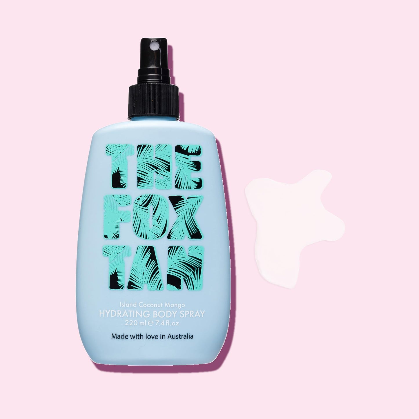 The Fox Tan Hydrating Body Spray, Long-Last Fragrance Perfume Mist, Soothing & Moisturizing, Tropical Scent, Vegan & Cruelty-Fre