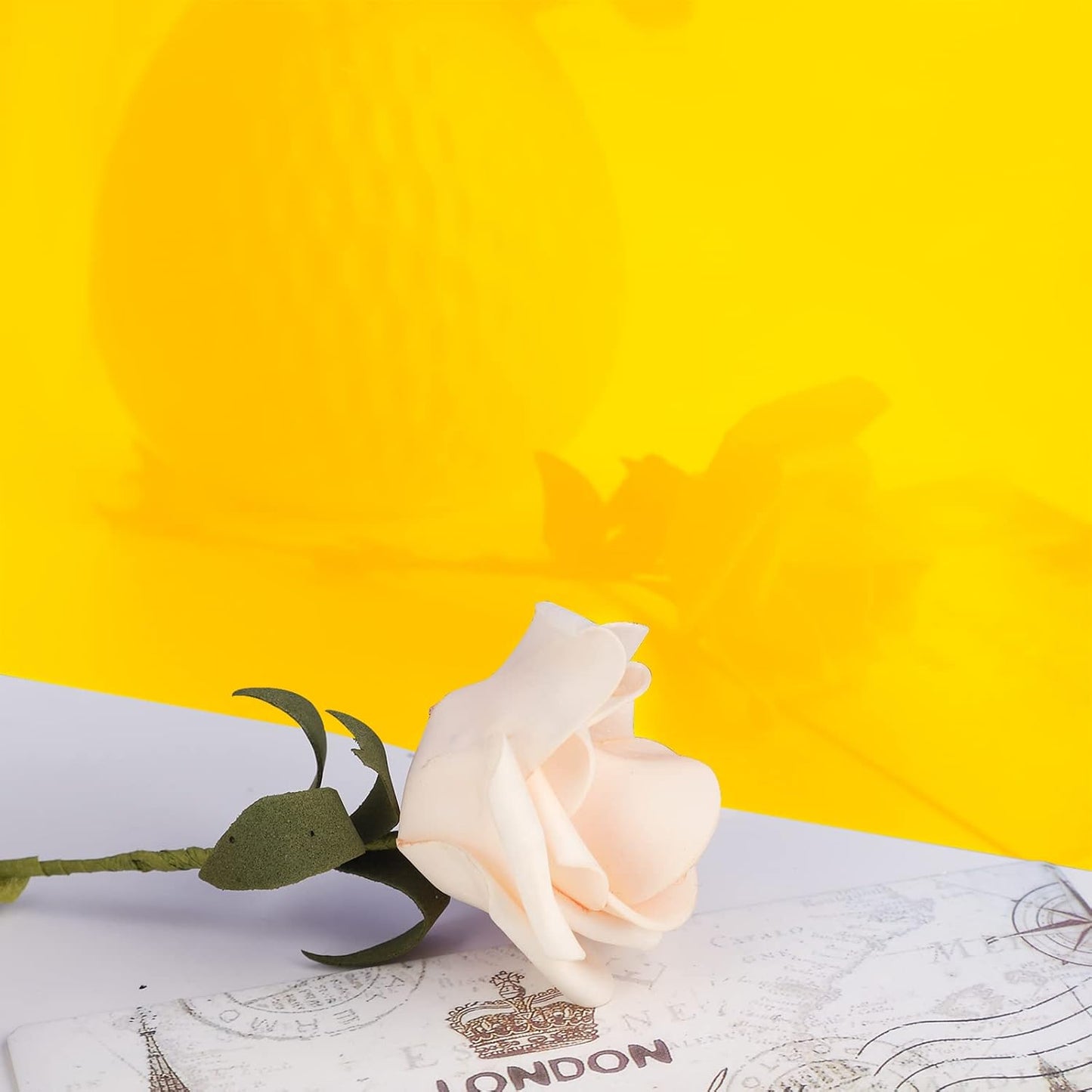 Enoin 1 pack 12x16 Inches Yellow Non Transparent Acrylic/Plexiglass Sheet 0.118'' 1/8 Thick, Plastic Sheet Colored Board Panel for Glass, DIY, Painting, Art Craft