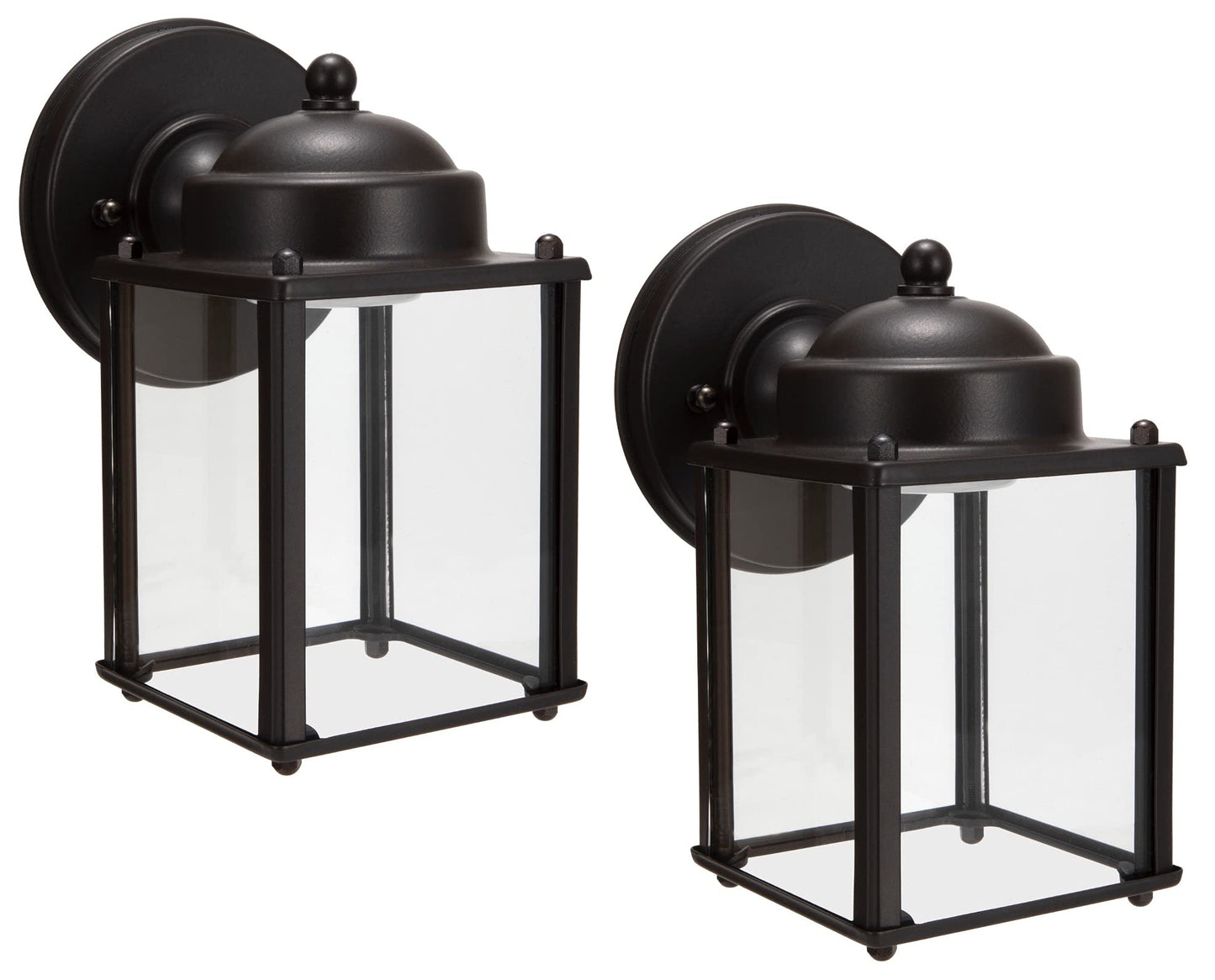 Lit-Path Outdoor Led Wall Lantern, 800 Lumen, 9.5W, Bronze Aluminum, 5000K Daylight White, Model Lt-Wl01750K-Br