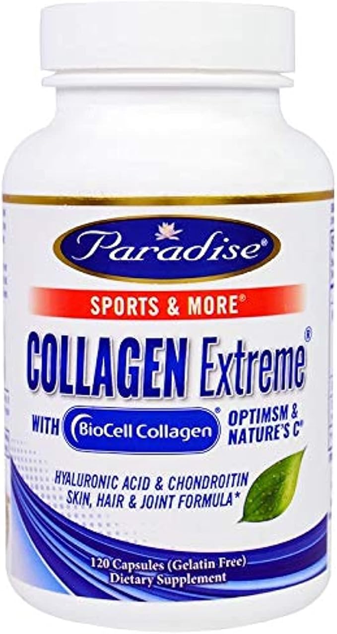 Paradise Herbs ORAC Energy Greens, Multi-Vitamin with Iron & Collagen Extreme Bundle