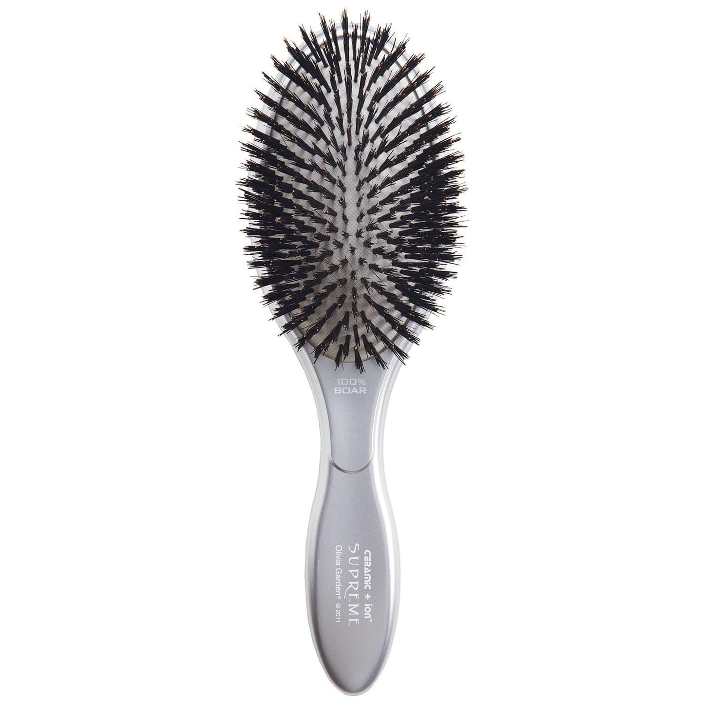 Olivia Garden Ceramic + Ion Supreme Paddle Hair Brush, 100% Boar (CISP-BR)