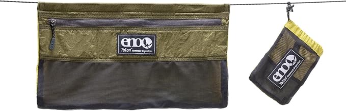 ENO Talon Hammock Organizer - Hanging Organizer for Camping & Backpacking Hammocks - Organizer Bag for Water Bottles, Travel Essentials, and Hiking Essentials