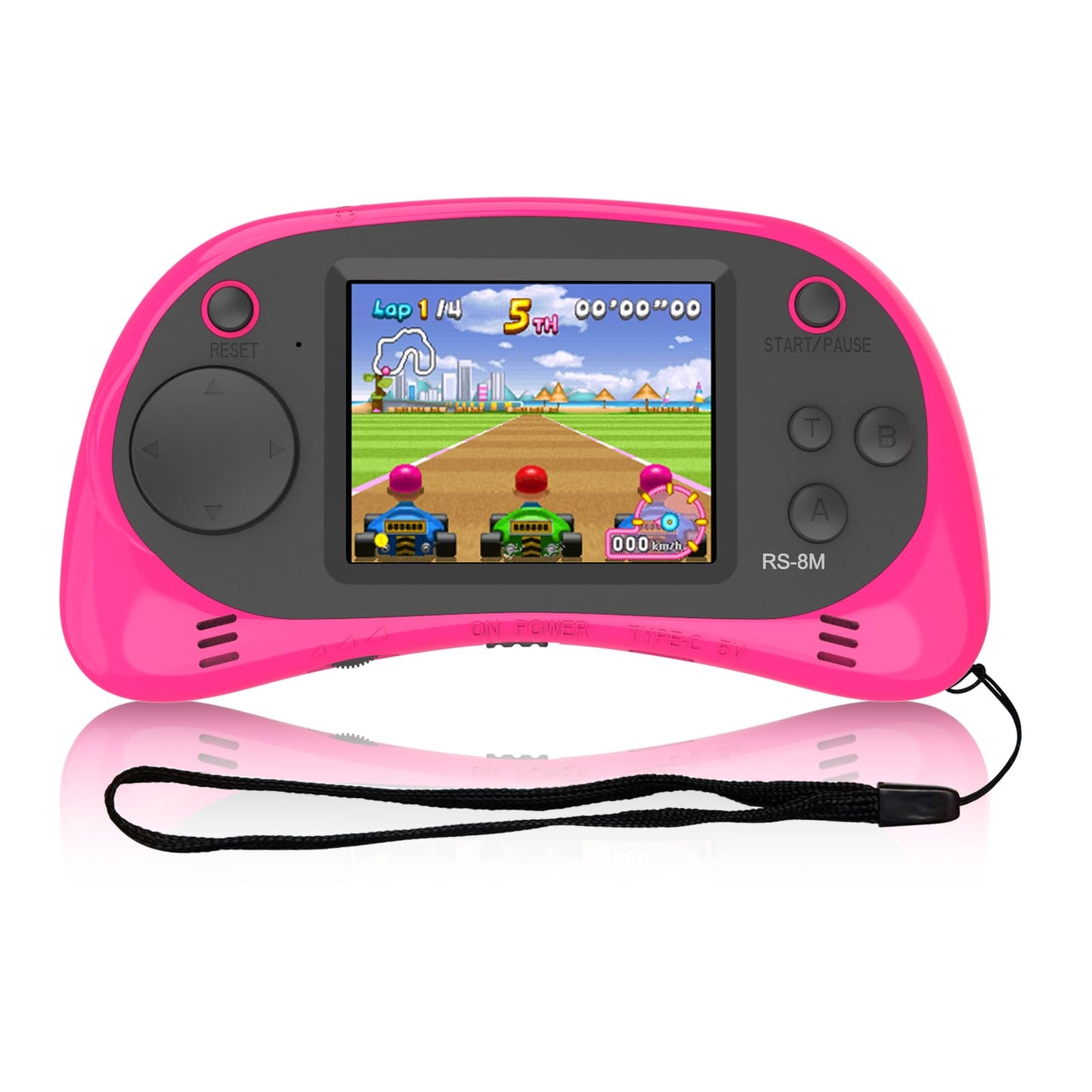 Kids Handheld Portable Video Game Player with 200 Games - 16 Bit 2.5 Inch Screen Mini Retro Electronic Machine for Boys Girls