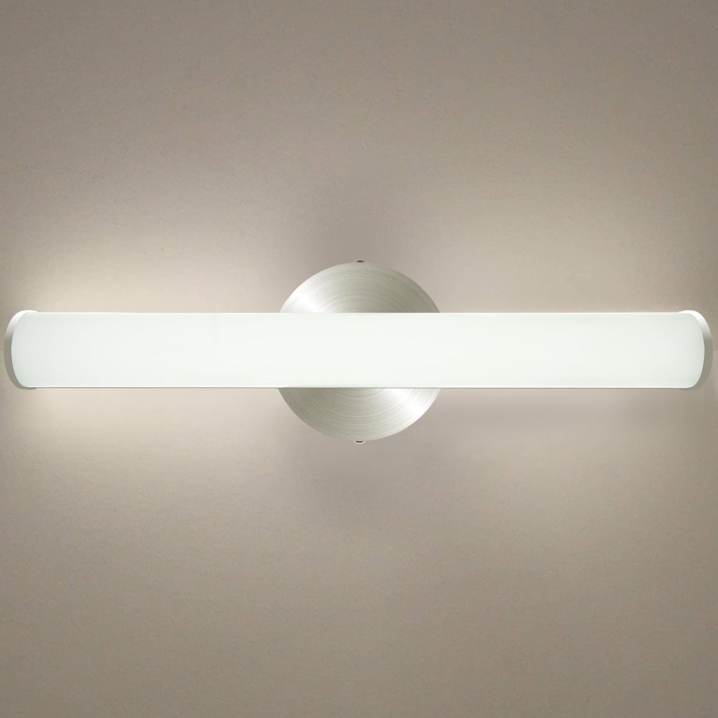 OOWOLF LED Vanity Light 12W Acrylic Bathroom Lamp 1200LM 17.3in 4000K Natural White