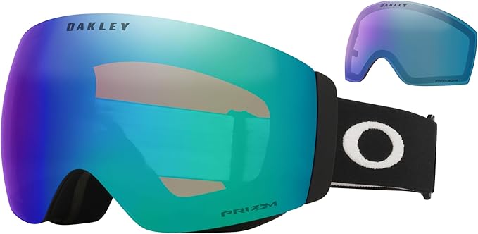 Oakley Flight Deck Pro M/L Ski Goggles For Men For Women OO7138, OO7139 + SPARE Lens Bag + BUNDLE with Care Kit